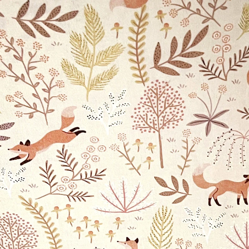 Krabbeldecke Baby Fuchs Beige – dick gepolstert, diverse Größen