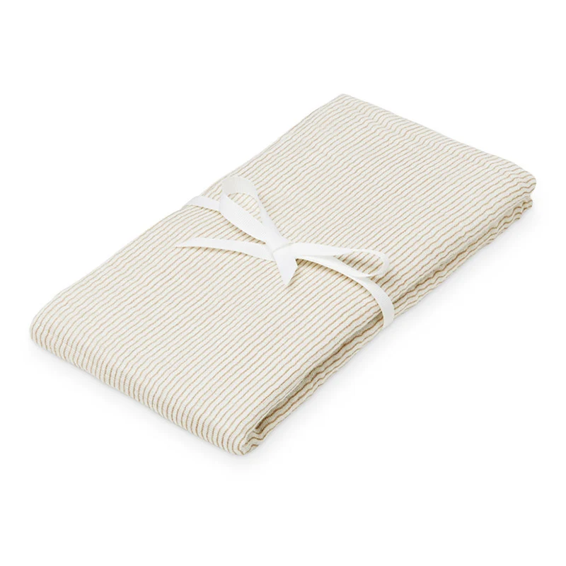 Cam Cam Copenhagen Mulltuch Swaddle Classic Stripes Camel