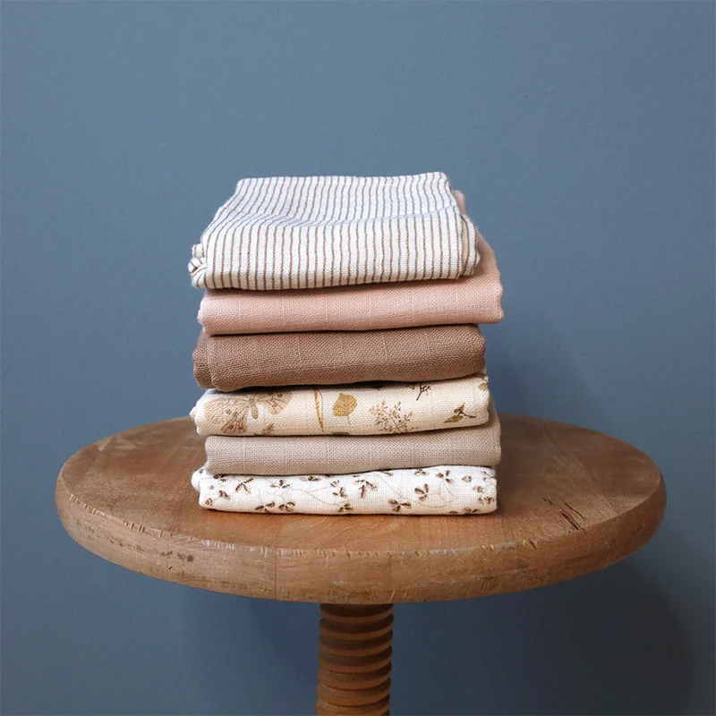 Cam Cam Copenhagen Mulltuch Swaddle Classic Stripes Camel