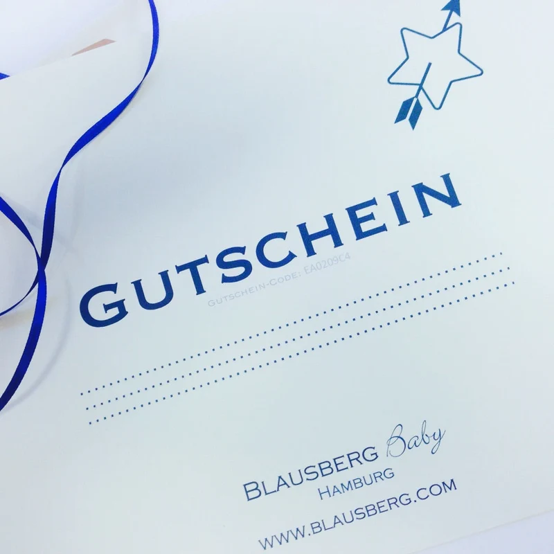 Blausberg Baby Geschenkgutschein 25,00 €