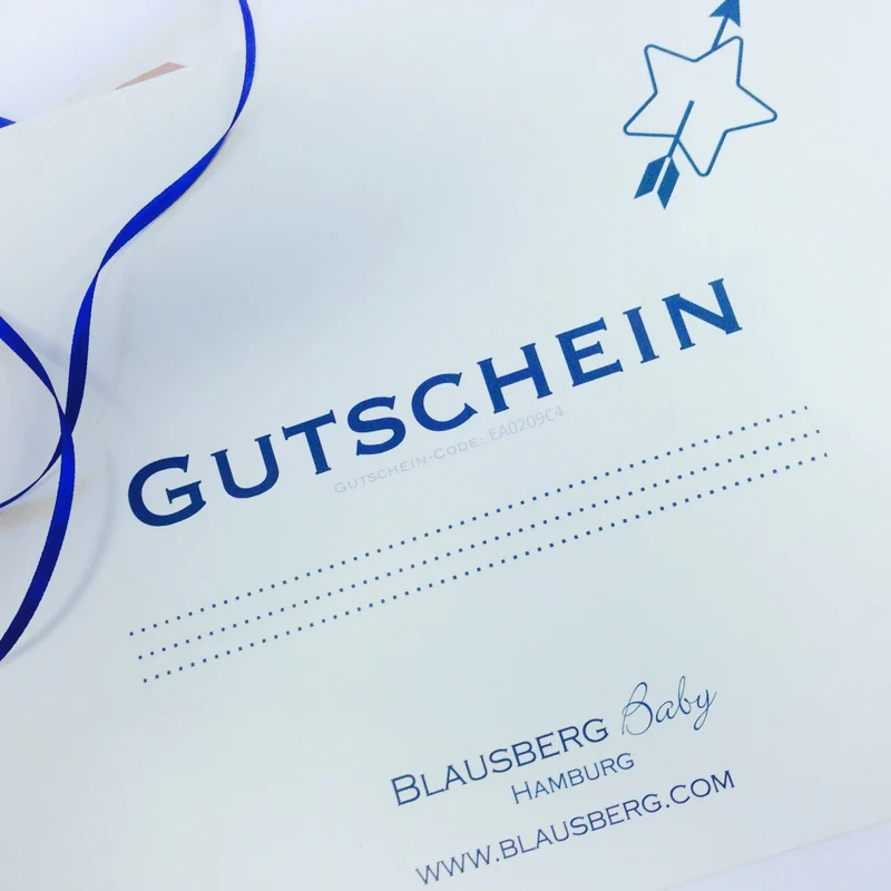 Blausberg Baby Geschenkgutschein 10,00 €