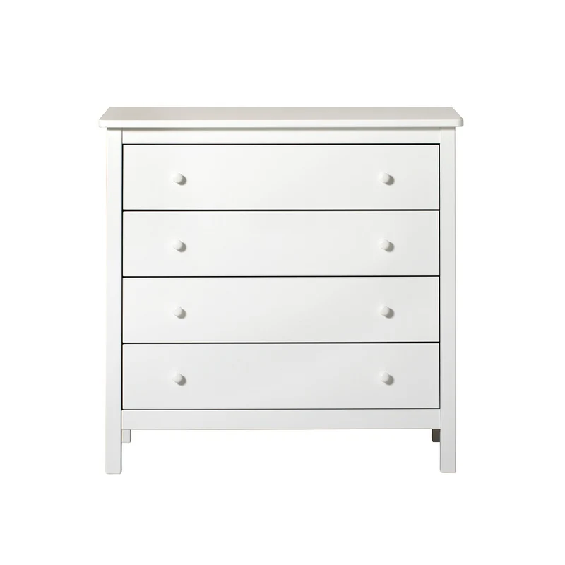Oliver Furniture Seaside Kommode mit 4 Schubladen Weiss