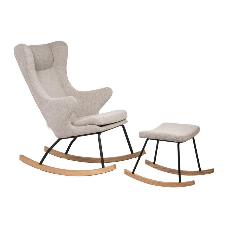 Quax Hocker De Luxe Sand Grey
