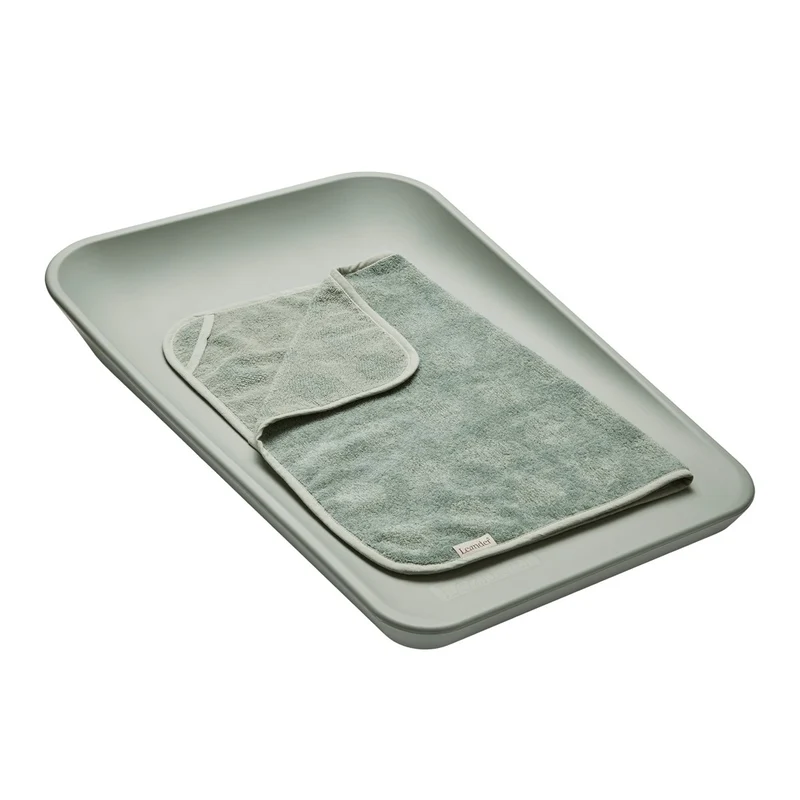 Leander Matty Topper Bio-Baumwolle für Wickelkissen Sage Green