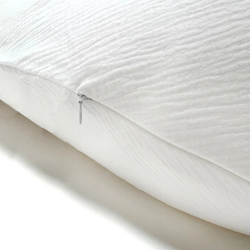"Das Original" Theraline Stillkissen inkl. Musselin Bezug (190 cm x 38 cm) - Weiss