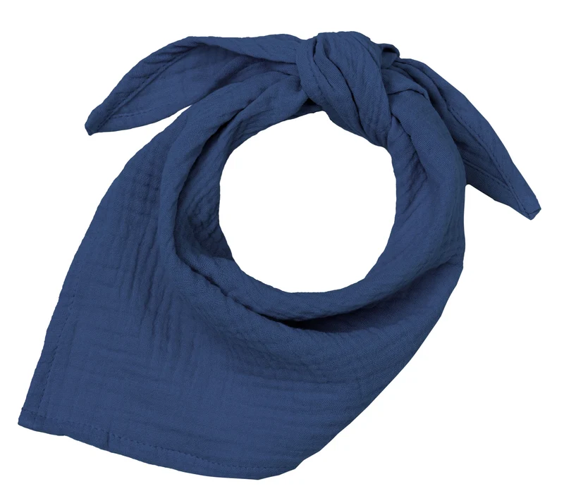 Musselin Tuch Blau