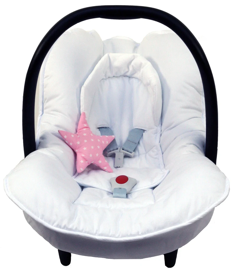 Maxi Cosi Citi Bezug Rosa Sterne und Kopfteil