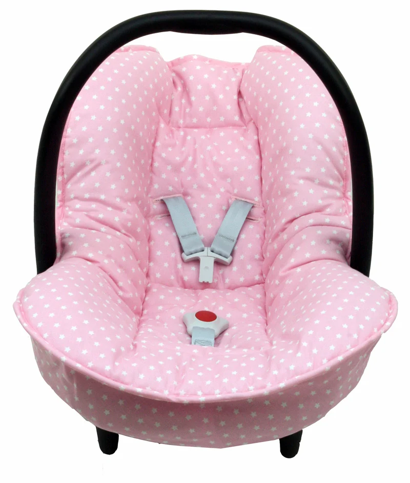 Maxi Cosi Citi Bezug Rosa Sterne und Kopfteil