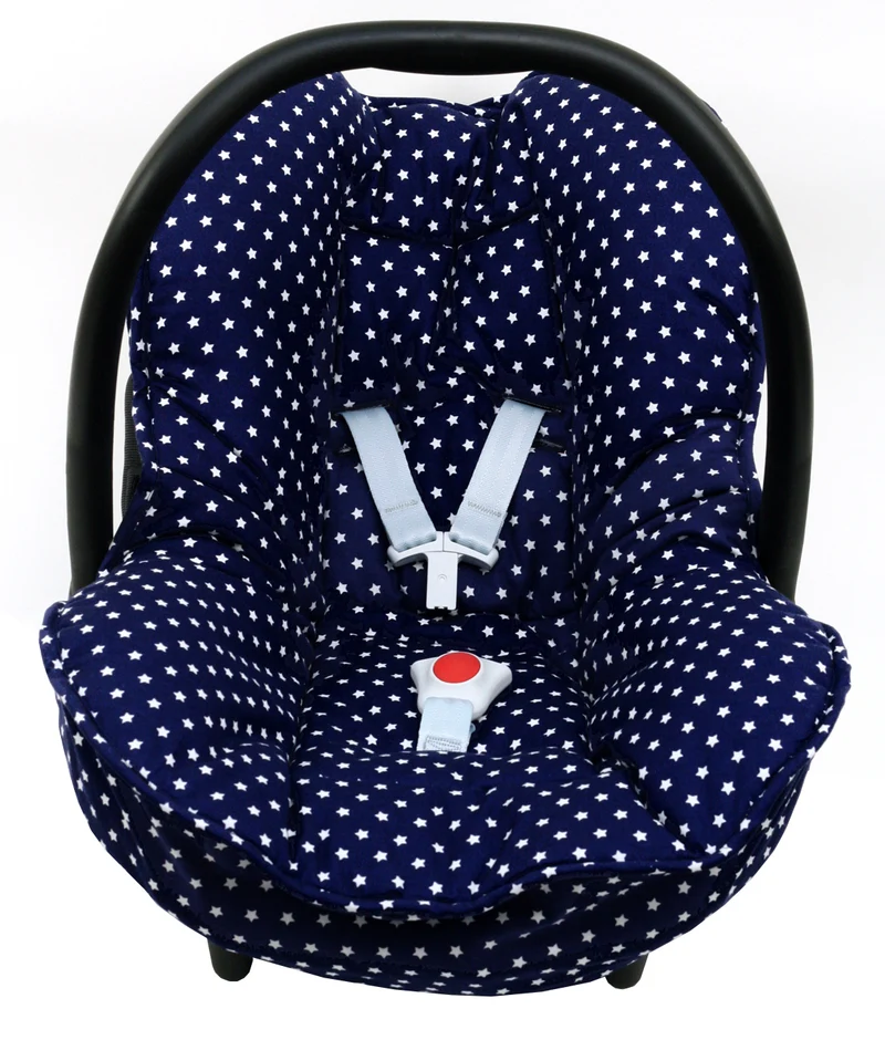 Maxi Cosi Citi Bezug Blau Sterne und Kopfteil