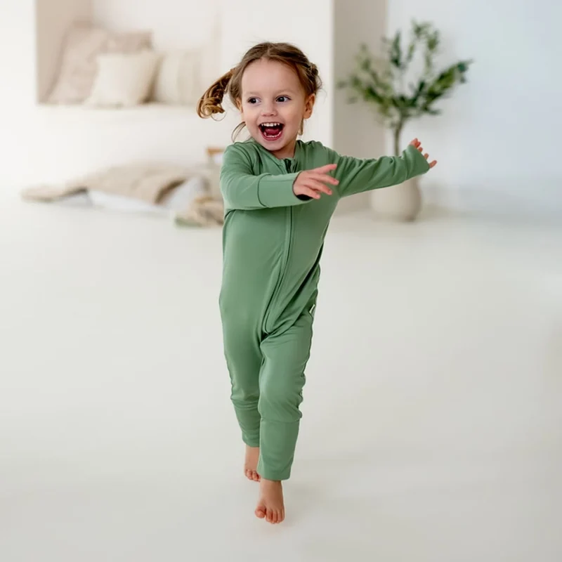 Eve & Olive BABY SCHLAFANZUG Eucalyptus