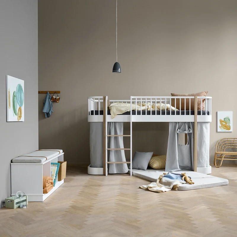 Oliver Furniture Original Vorhang 128 cm Wood Grau