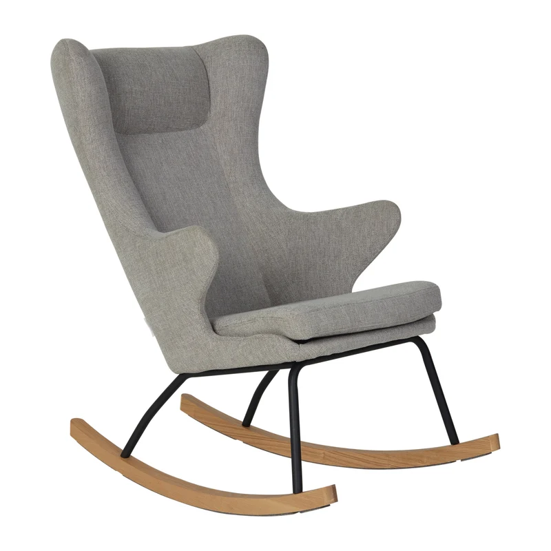 Quax Schaukel-/Stillsessel De Luxe Sand Grey
