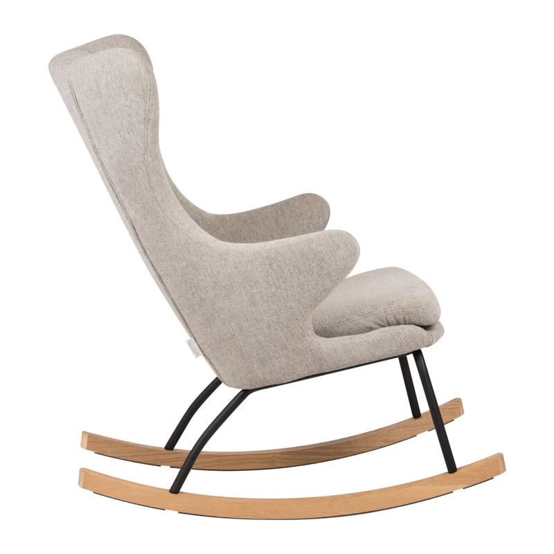 Quax Schaukel-/Stillsessel De Luxe Sand Grey