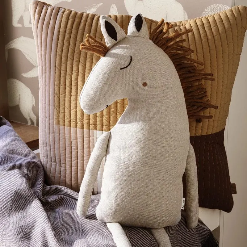 Ferm Living Safari Kissen Pferd Natural