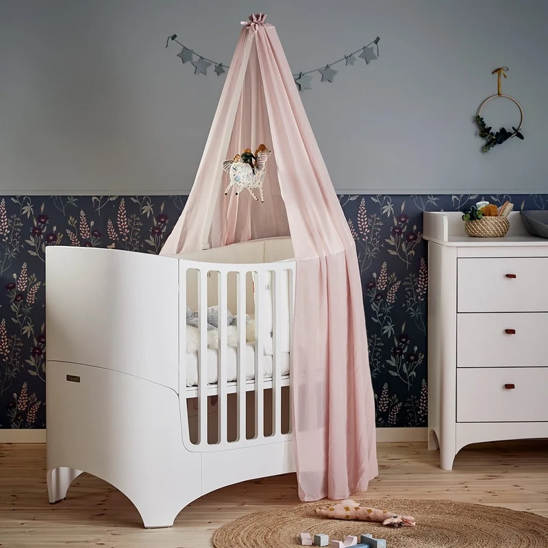 Leander Classic Himmel für Babybett Dusty Rose