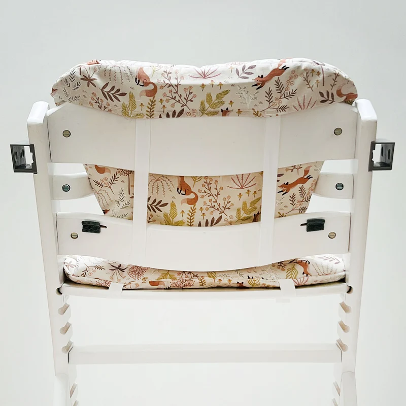 Timba Sitzkissen Set Fuchs Waldtiere Beige für Bebeconfort Hochstuhl