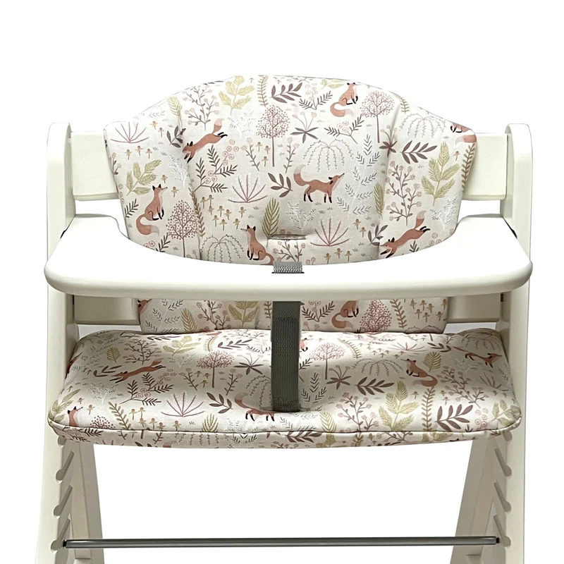 Sitzkissen Set für Hauck Alpha Fuchs Waldtiere Beige