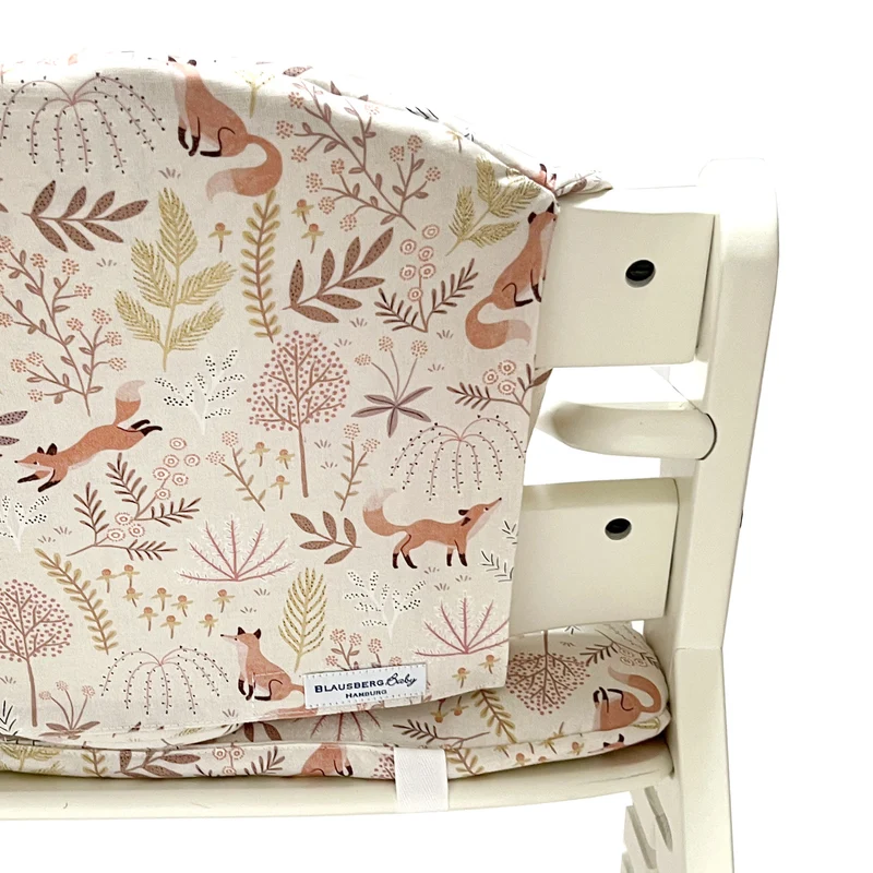 Sitzkissen Set für Hauck Alpha Fuchs Waldtiere Beige