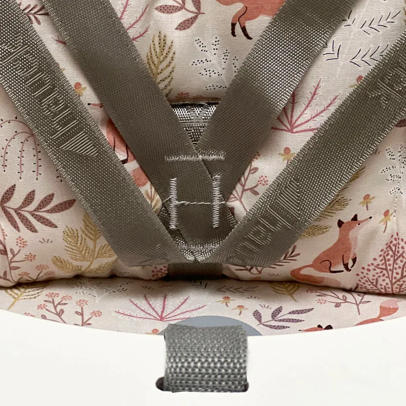 Sitzkissen Set für Hauck Alpha Fuchs Waldtiere Beige
