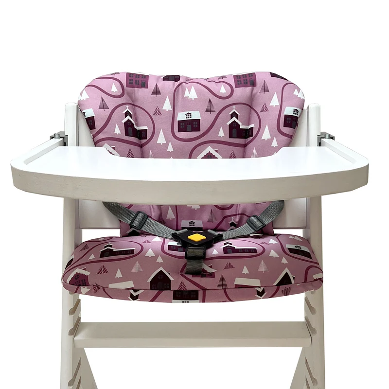 Timba Sitzkissen Set für Bebeconfort Hochstuhl Rosa Weihnachten