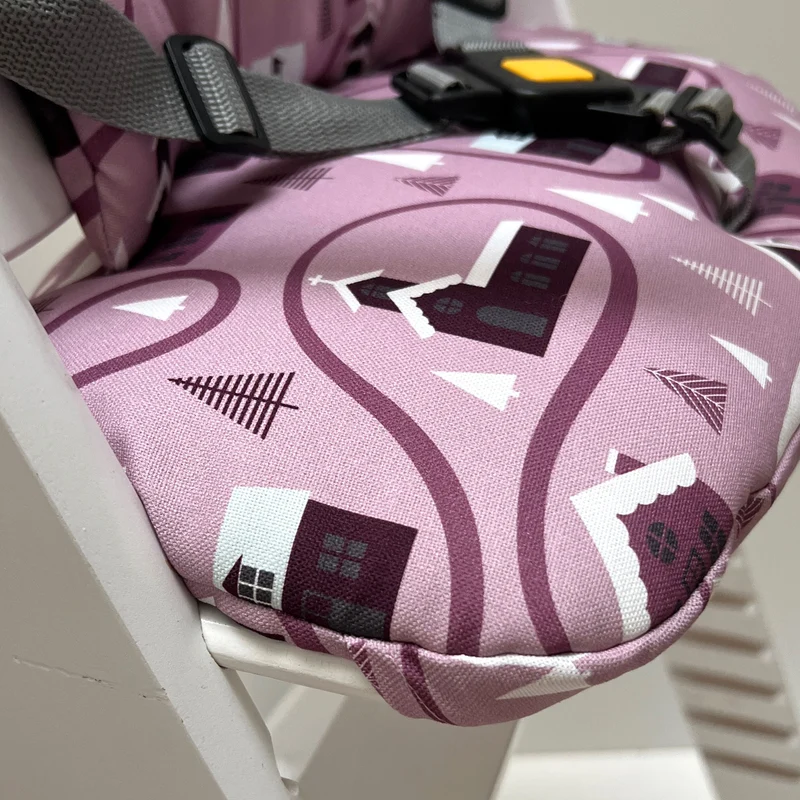 Timba Sitzkissen Set für Bebeconfort Hochstuhl Rosa Weihnachten
