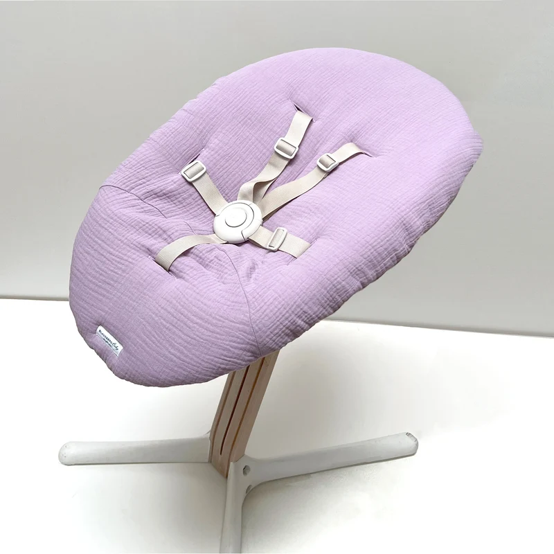 Bezug Nomi Babyschale von Stokke - Musselin Lila Flieder