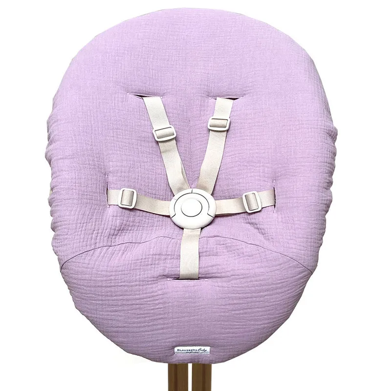Bezug Nomi Babyschale von Stokke - Musselin Lila Flieder