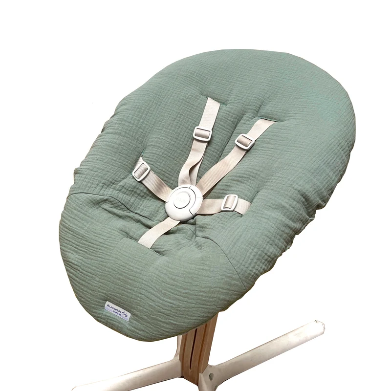 Bezug Nomi Babyschale von Stokke - Musselin Salbei Grün