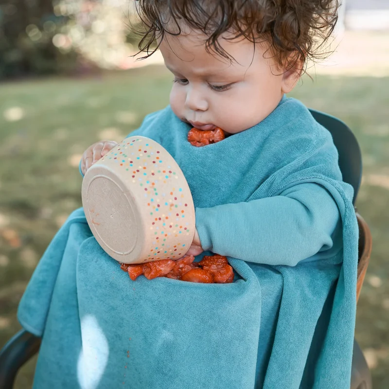 LITTLE CASIMIR “Boo“ Lätzchen – DUSTY OZEAN