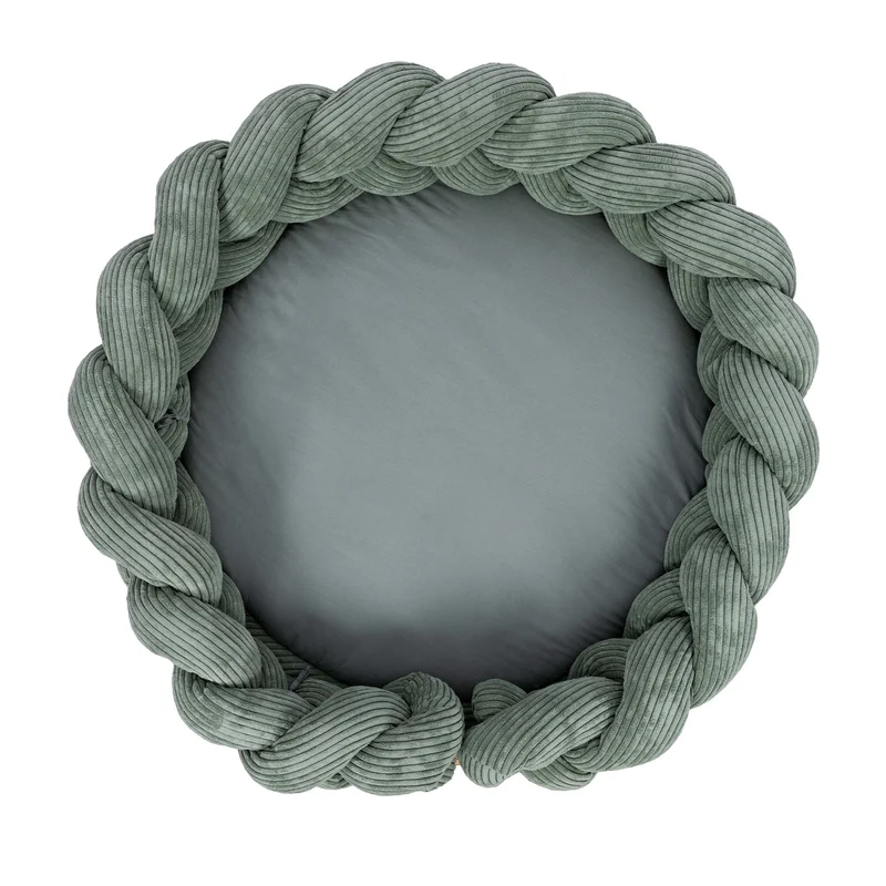 Baby Nest with Play Mat & Crib Bumper Braid - Aesthetic