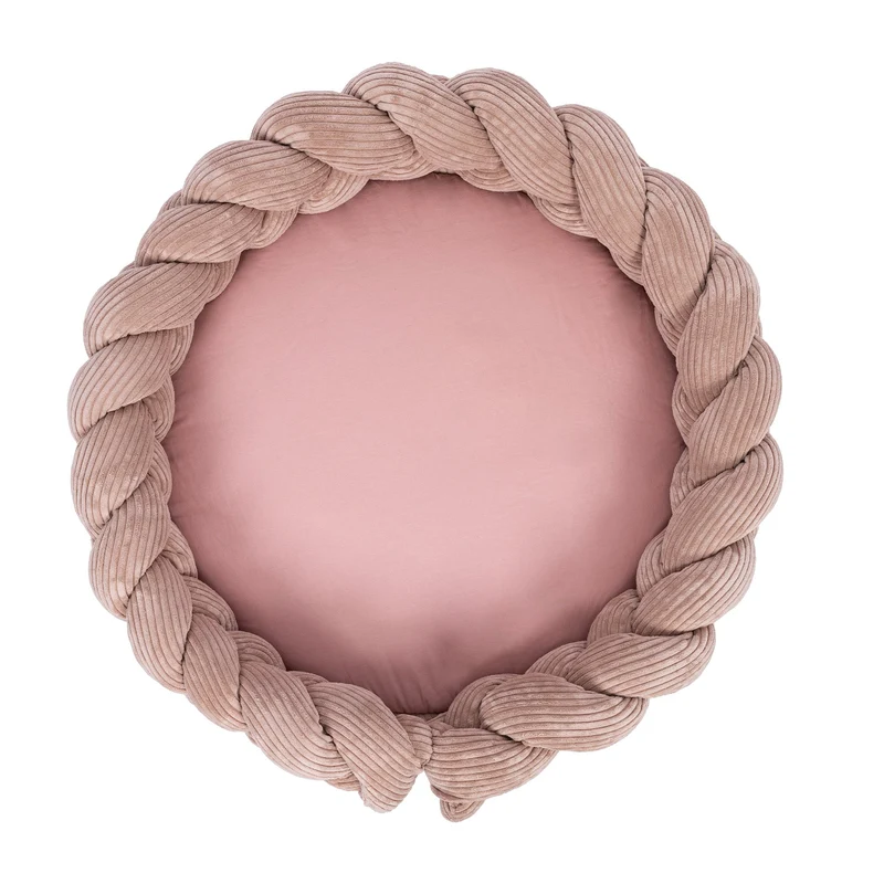 Baby Nest with Play Mat & Crib Bumper Braid - Aesthetic