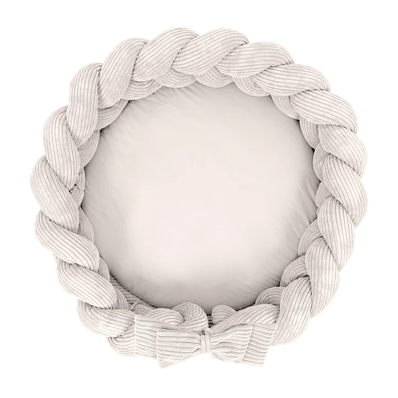 Baby Nest with Play Mat & Crib Bumper Braid - Aesthetic