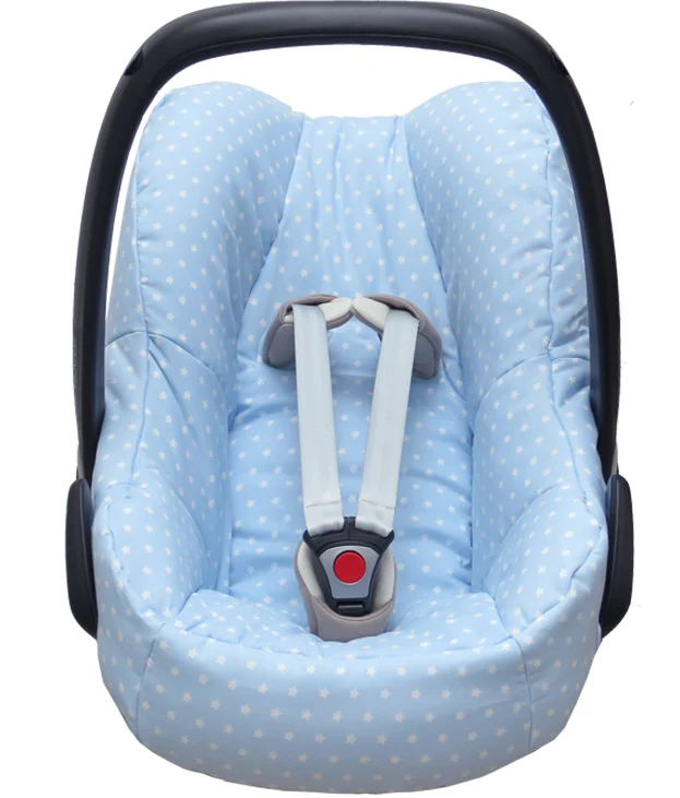 Maxi Cosi Pebble Bezug Hellblau Sterne