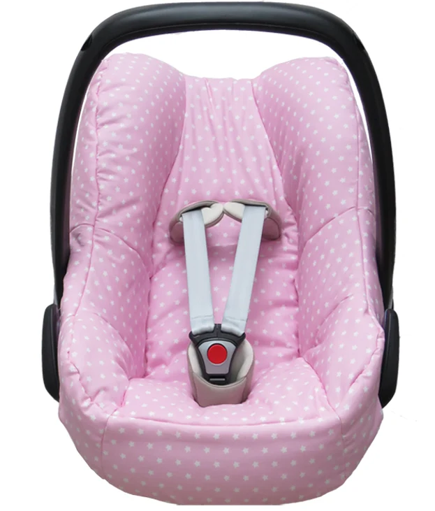 Maxi Cosi Pebble Bezug rosa Sterne