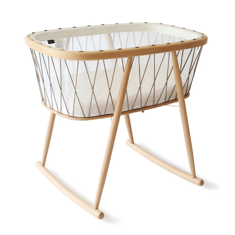 Charlie Crane Babywiege Kumi Mesh/Hazelnut