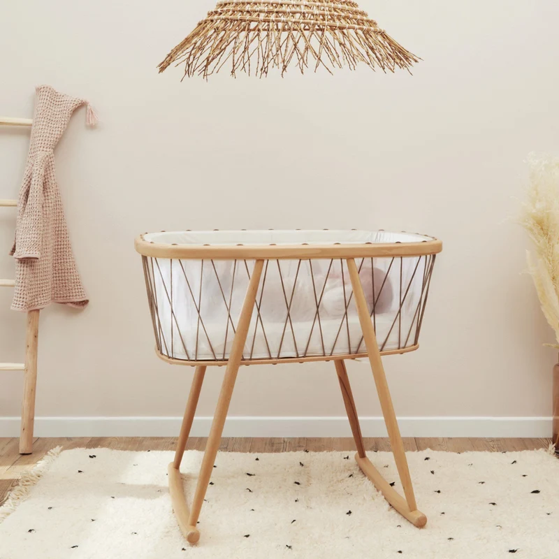 Charlie Crane Babywiege Kumi Mesh/Hazelnut