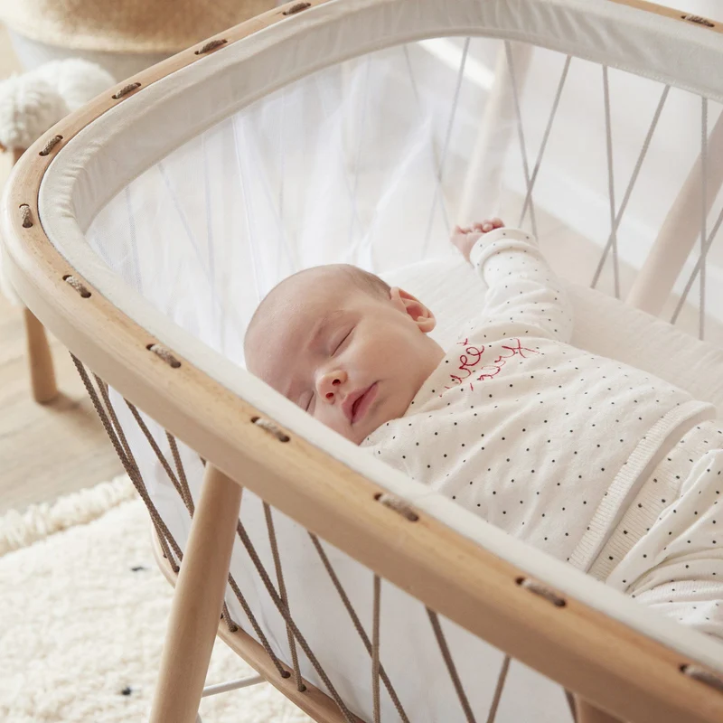 Charlie Crane Babywiege Kumi Mesh/Hazelnut