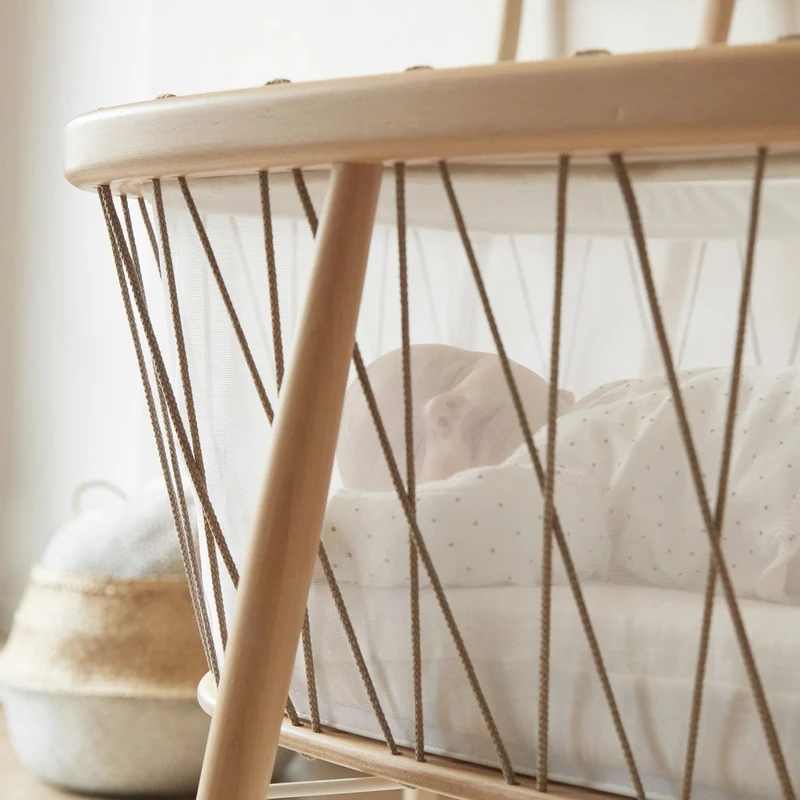 Charlie Crane Babywiege Kumi Mesh/Hazelnut
