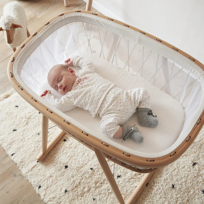 Charlie Crane Babywiege Kumi Mesh/Hazelnut