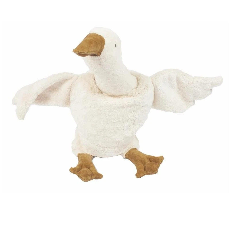 Senger Naturwelt Kuscheltier/Wärmekissen Gans Gross Creme