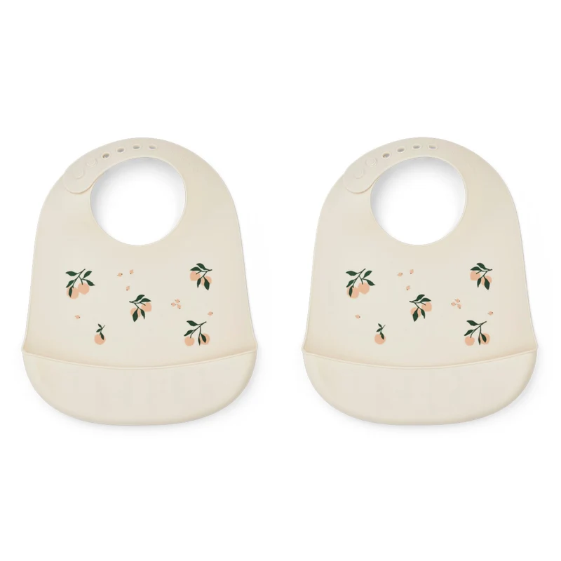 Lätzchen “Tilda Peach / Sea Shell Mix” 2er Pack
