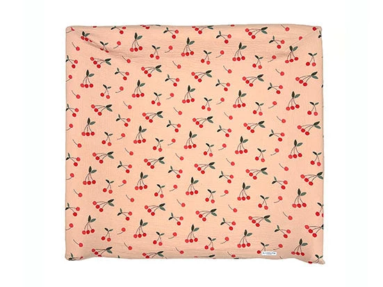 Musselin Bezug für Wickelauflage / Wickelunterlage Vädra 74x80 cm von IKEA Kirsche Beige