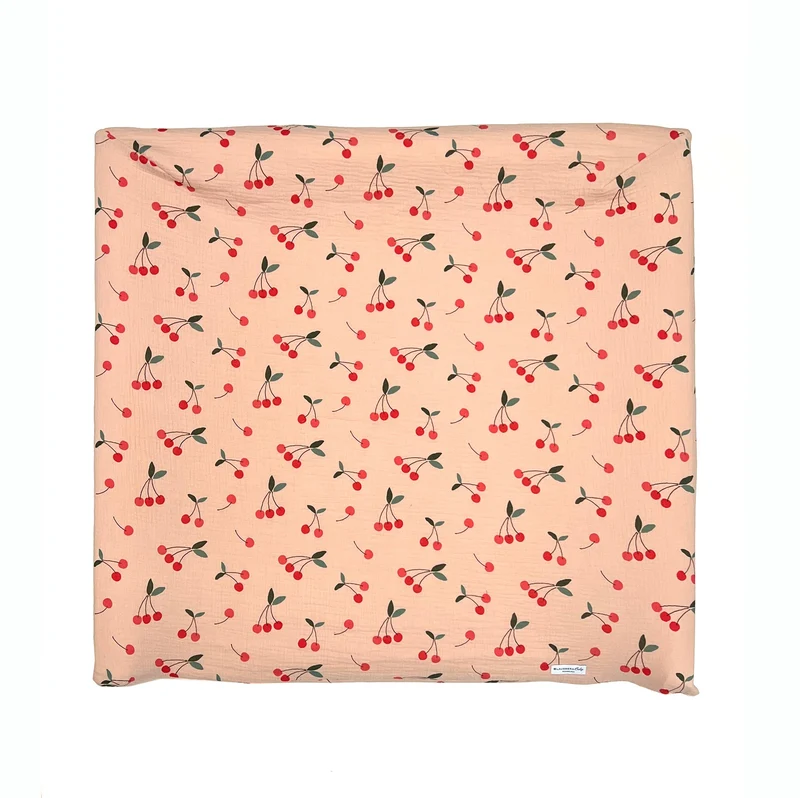 Musselin Bezug für Wickelauflage / Wickelunterlage Vädra 74x80 cm von IKEA Kirsche Beige