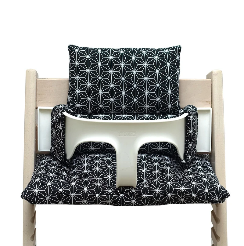 Tripp Trapp Sitzkissen Set Happy Star Schwarz
