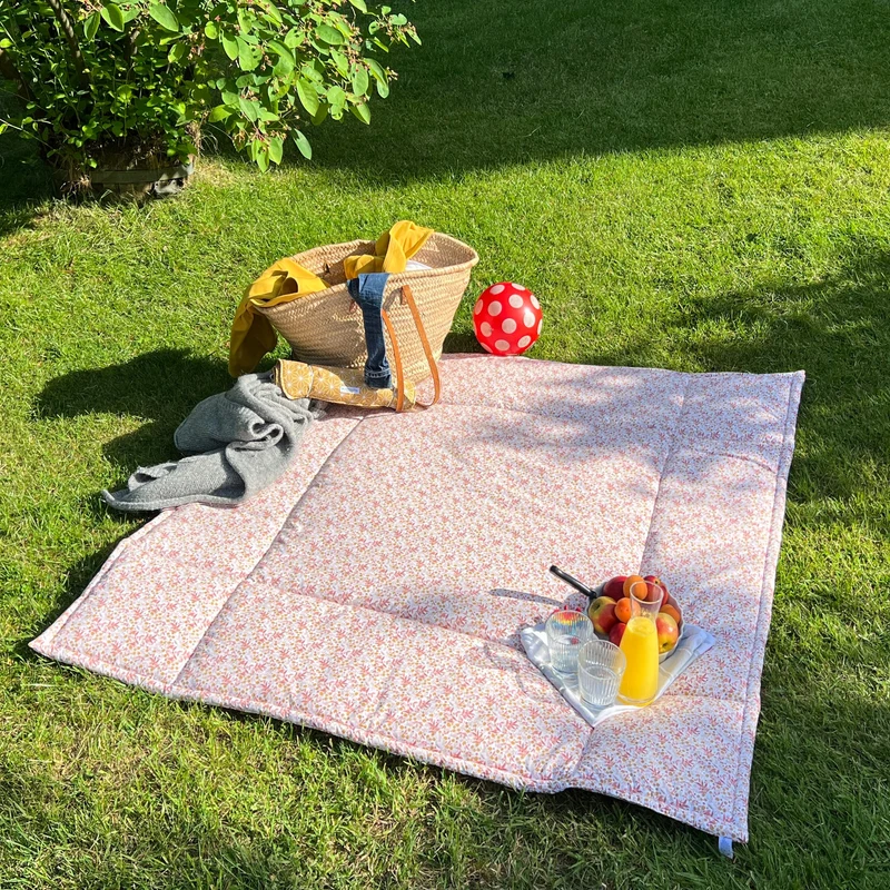 Picknickdecke Baby wattiert – Krabbeldecke wasserabweisend, OEKO-TEX®
