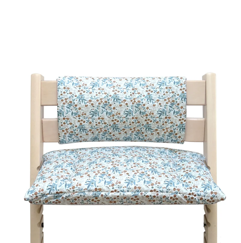Tripp Trapp Sitzkissen Junior Set Blumenwiese Blau Beige