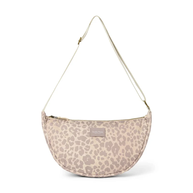 STUDIO NOOS Umhängetasche Leopard beige