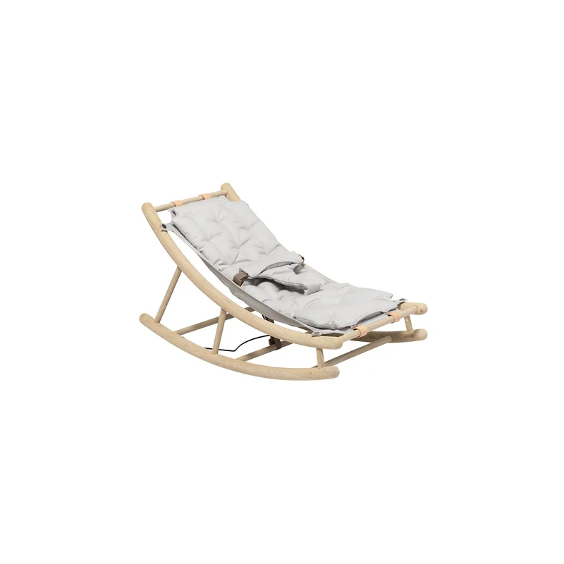 Oliver Furniture Wood Baby- und Kleinkindwippe, Eiche/Grau