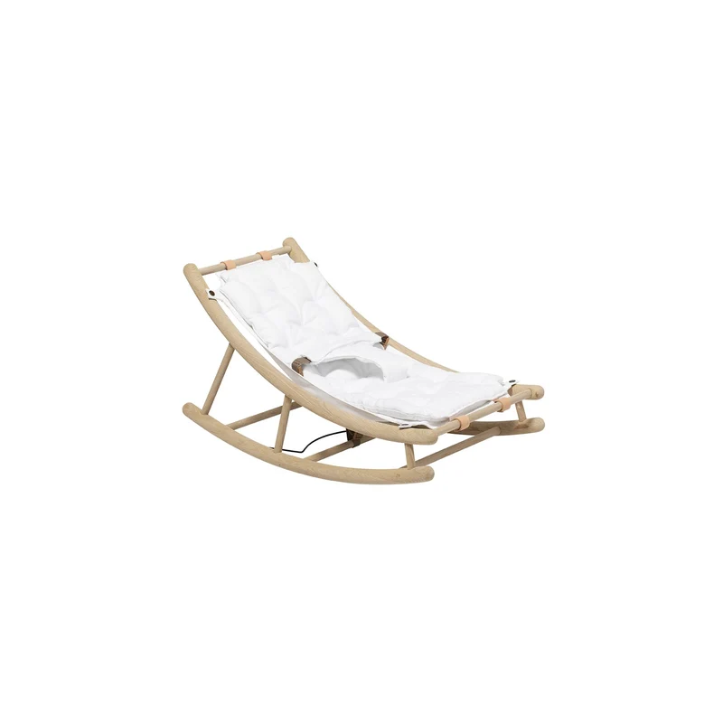 Oliver Furniture Wood Baby- und Kleinkindwippe, Eiche/Weiss