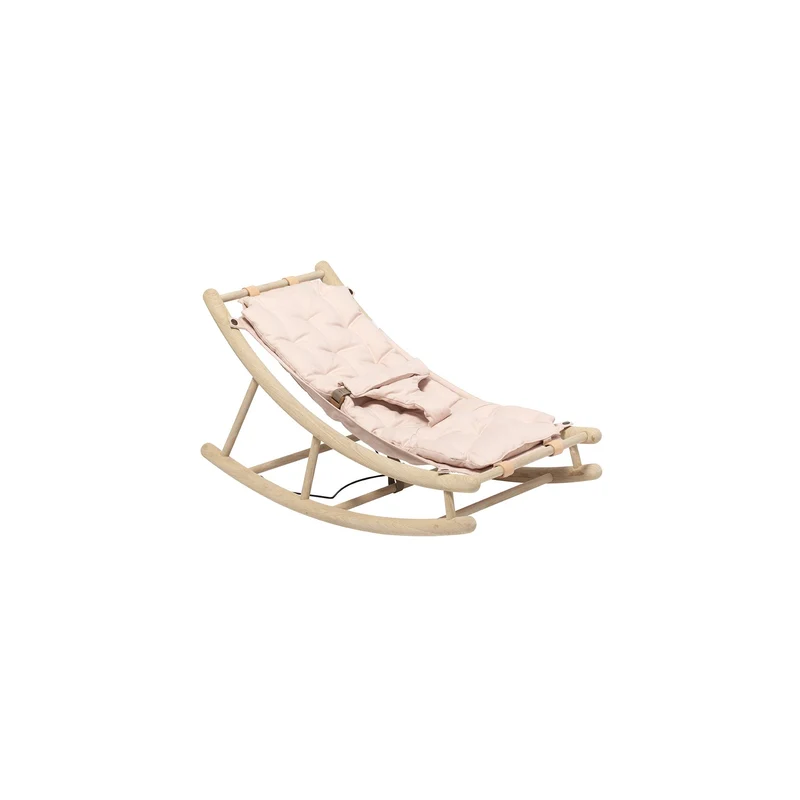 Oliver Furniture Wood Baby- und Kleinkindwippe, Eiche/Rosa